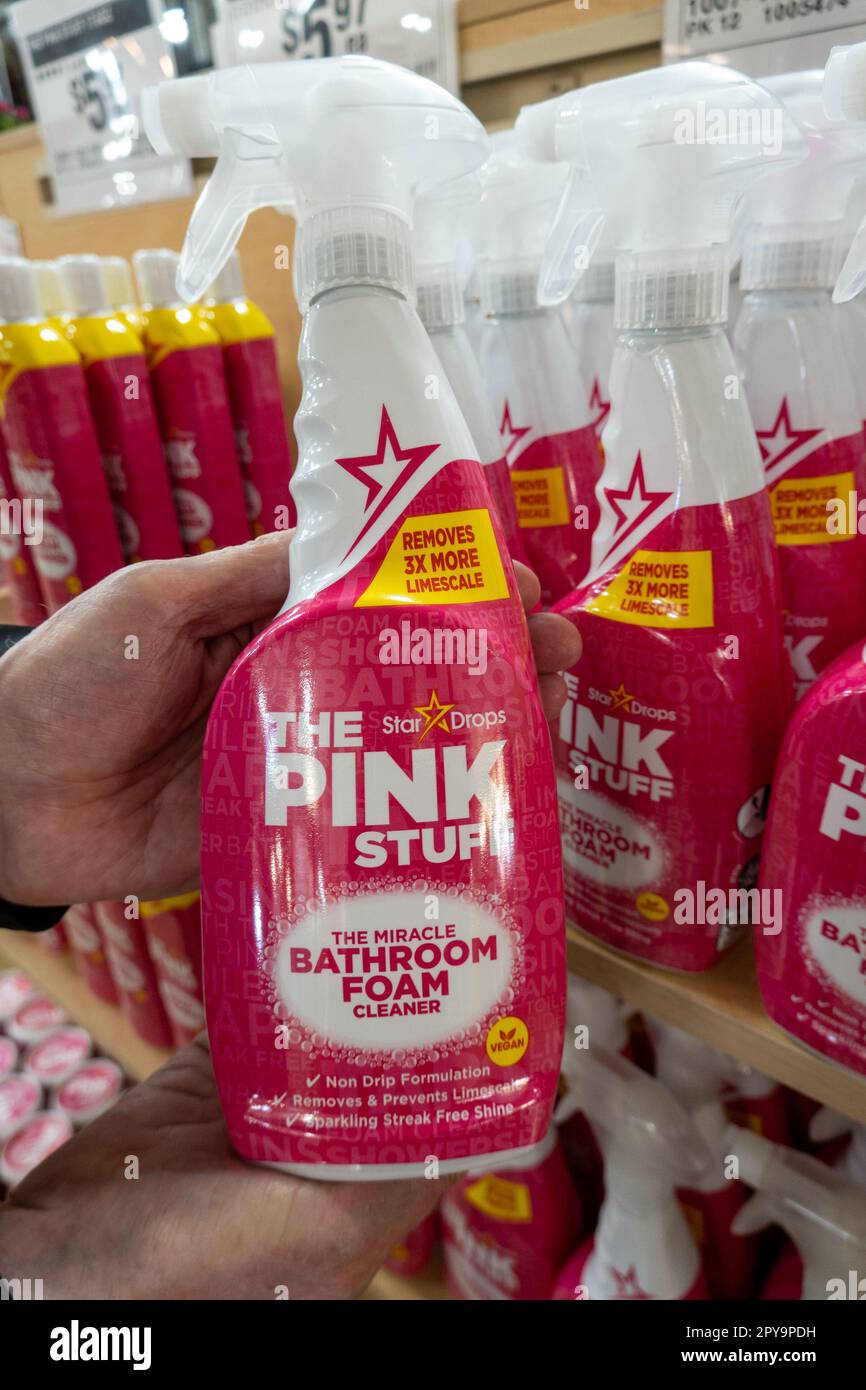 Housecleaning products are available at the Home Depot in New York