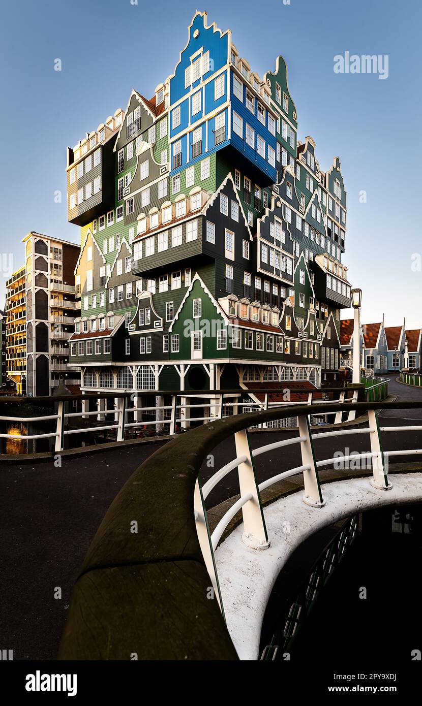 iconic colorful house it look like as though more houses putted top of one another. This place ...