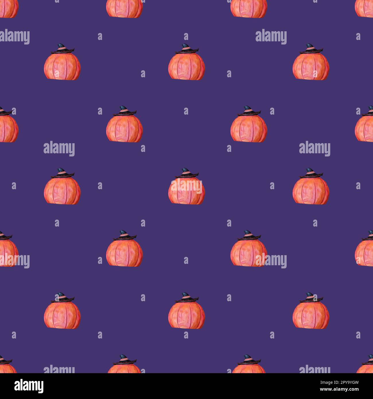 Background for halloween and wrapping paper. Seamless pumpkin pattern ...