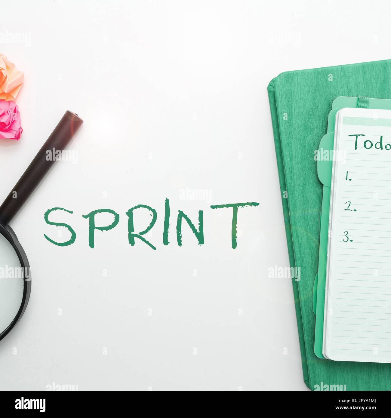 Textsprit Writing displaying text Sprint. Business approach to move at top speed ...
