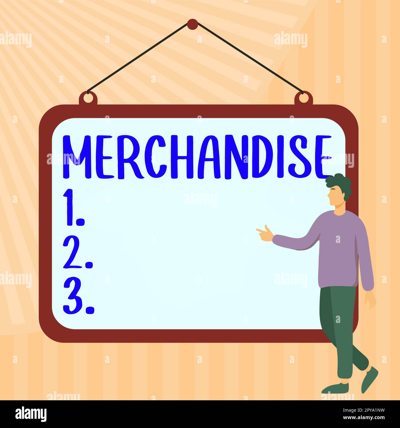 Inspiration showing sign Merchandise. Business overview the commodities or goods that are bought and sold in business Stock Photo