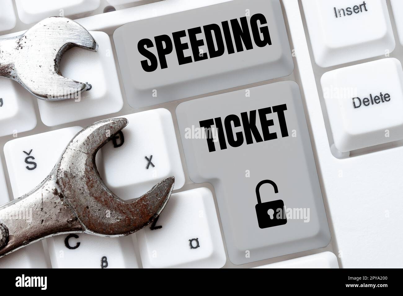 Inspiration showing sign Speeding Ticket. Business overview psychological test for the maximum speed of performing a task Stock Photo