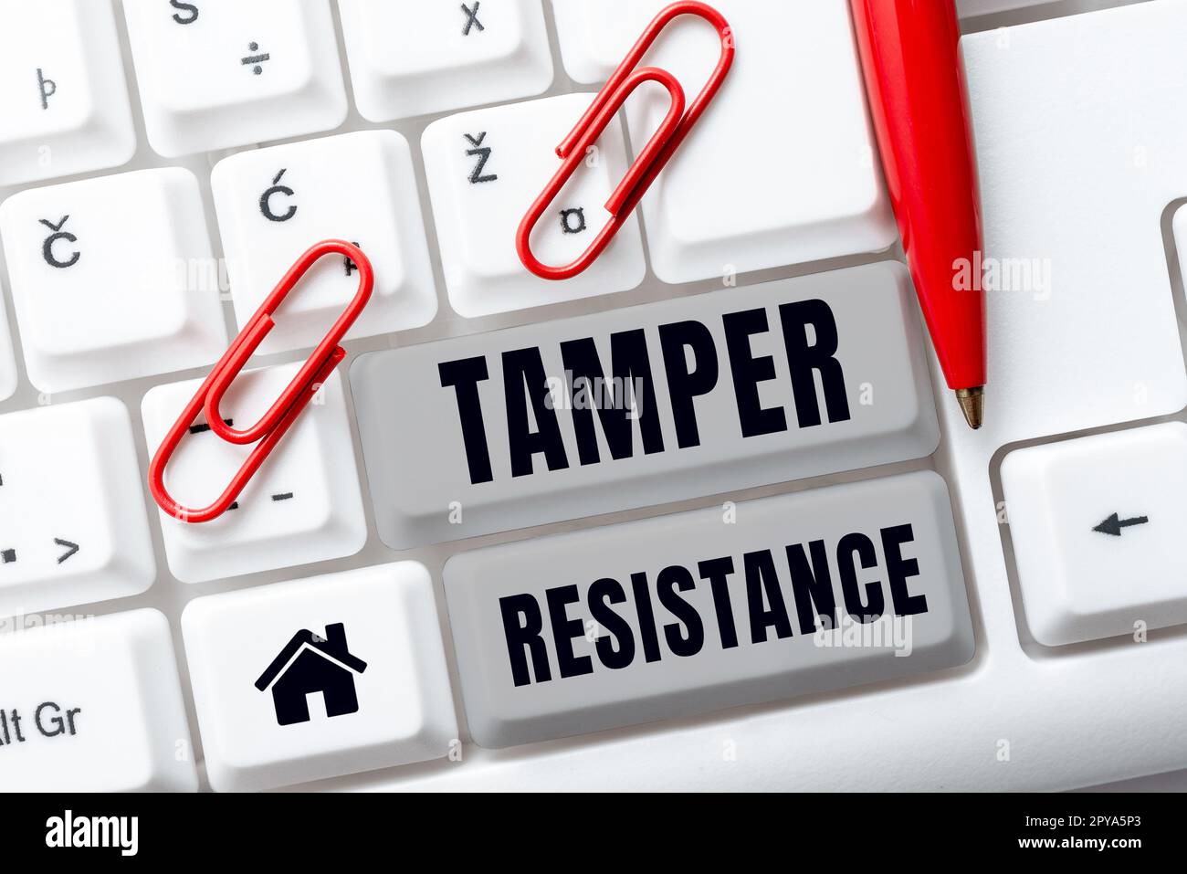 Conceptual display Tamper Resistance, Business overview resilent to
