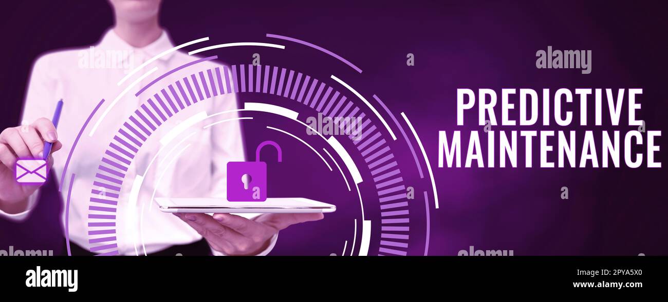 Text caption presenting Predictive Maintenance, Concept meaning Predict