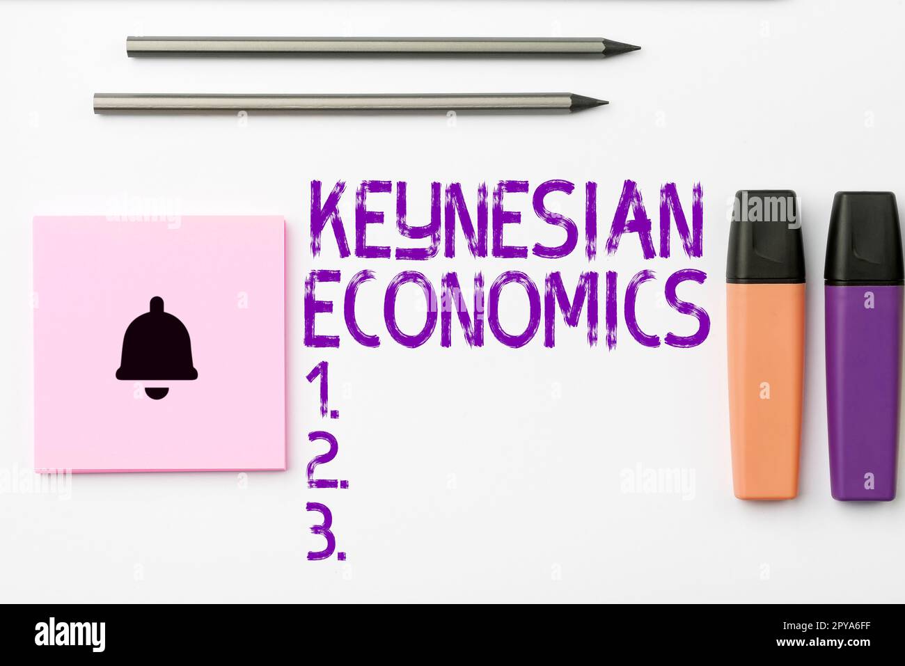 Inspiration showing sign Keynesian Economics. Business overview monetary and fiscal programs by government to increase employment Stock Photo
