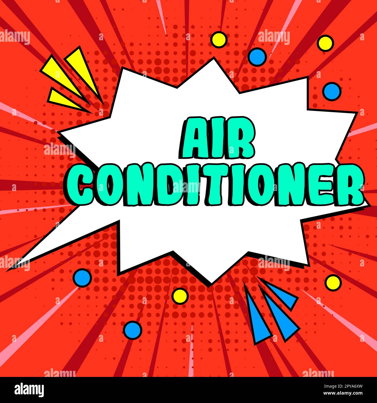 Handwriting text Air Conditioner. Word Written on apparatus for washing ...