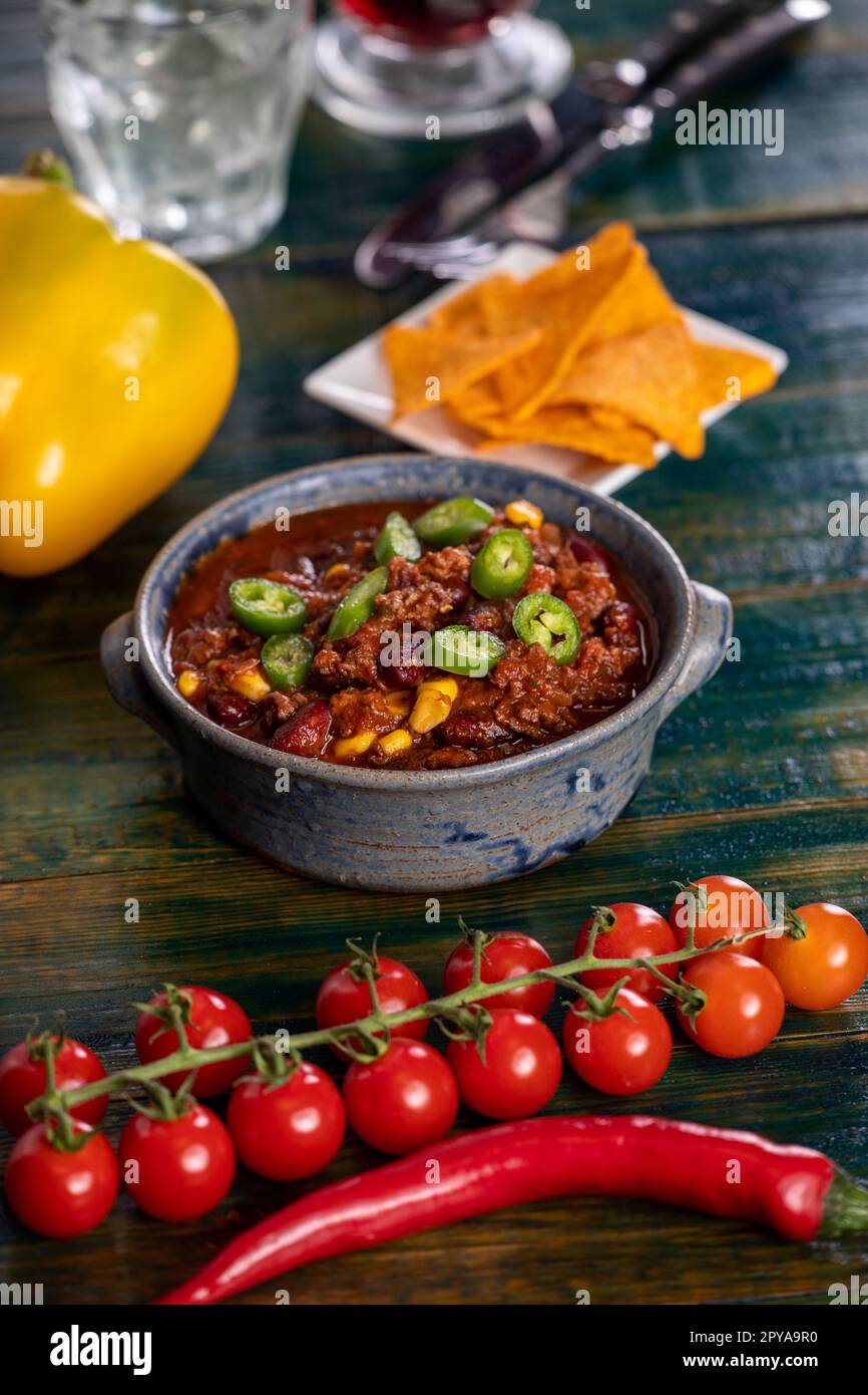 chili con carne Stock Photo