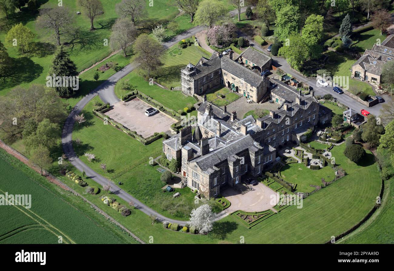aerial view of Armytage & Webster's 'New Farm House', a farmhouse near