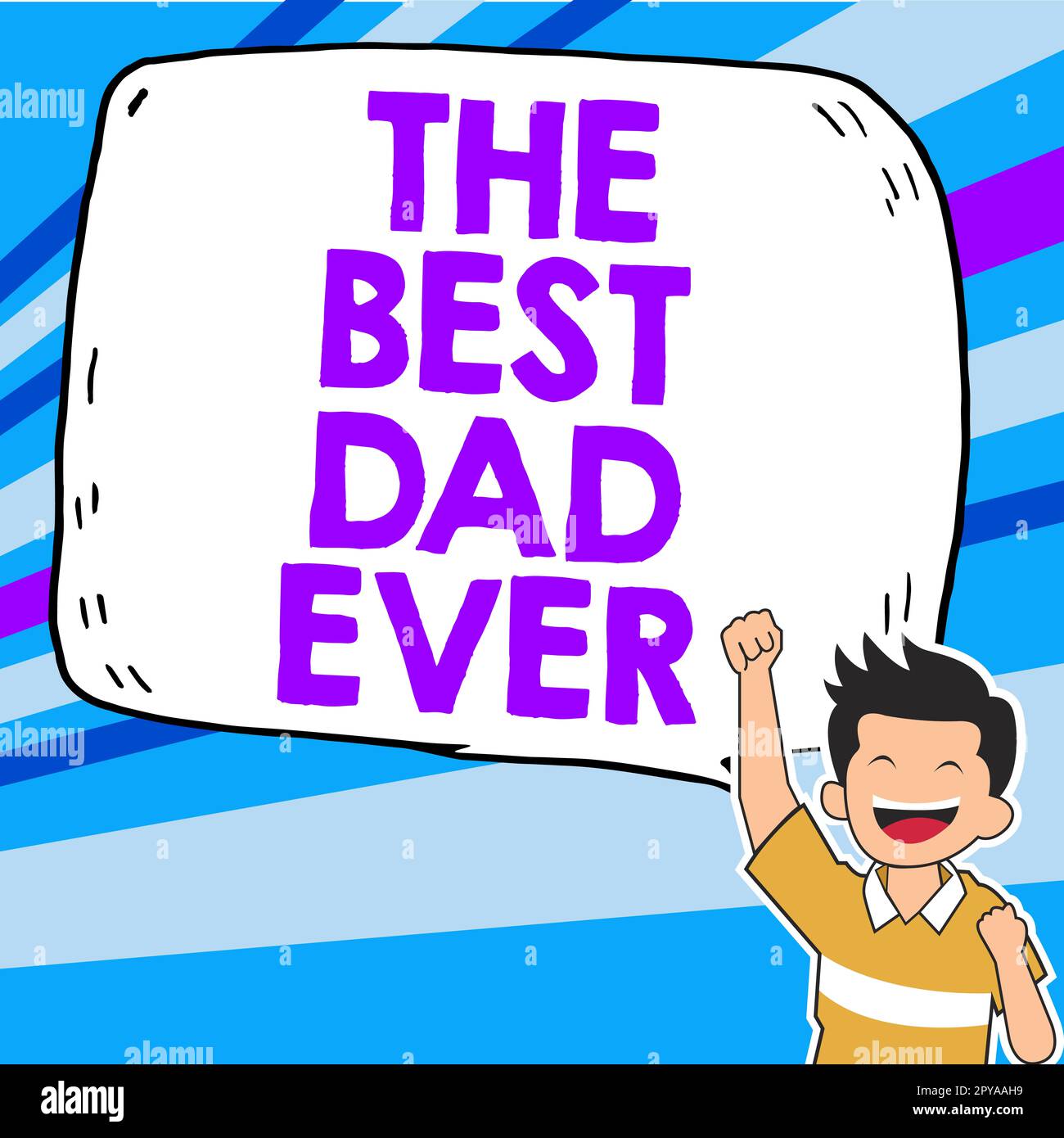 Writing displaying text The Best Dad Ever. Business concept used to