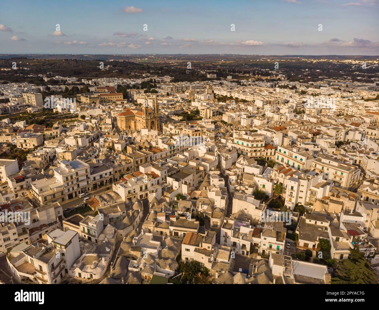 Fly by drone around trullo in Amalfi, Italy Stock Photo - Alamy