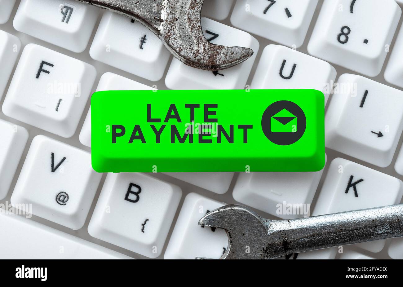Text showing inspiration Late Payment. Concept meaning payment made to
