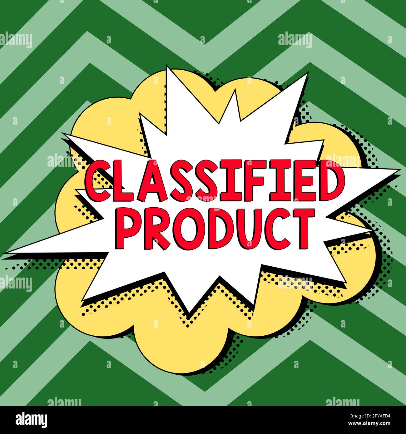 Sign displaying Classified Product. Word for Sensitive Data Top Secret Unauthorized Disclosure Stock Photo