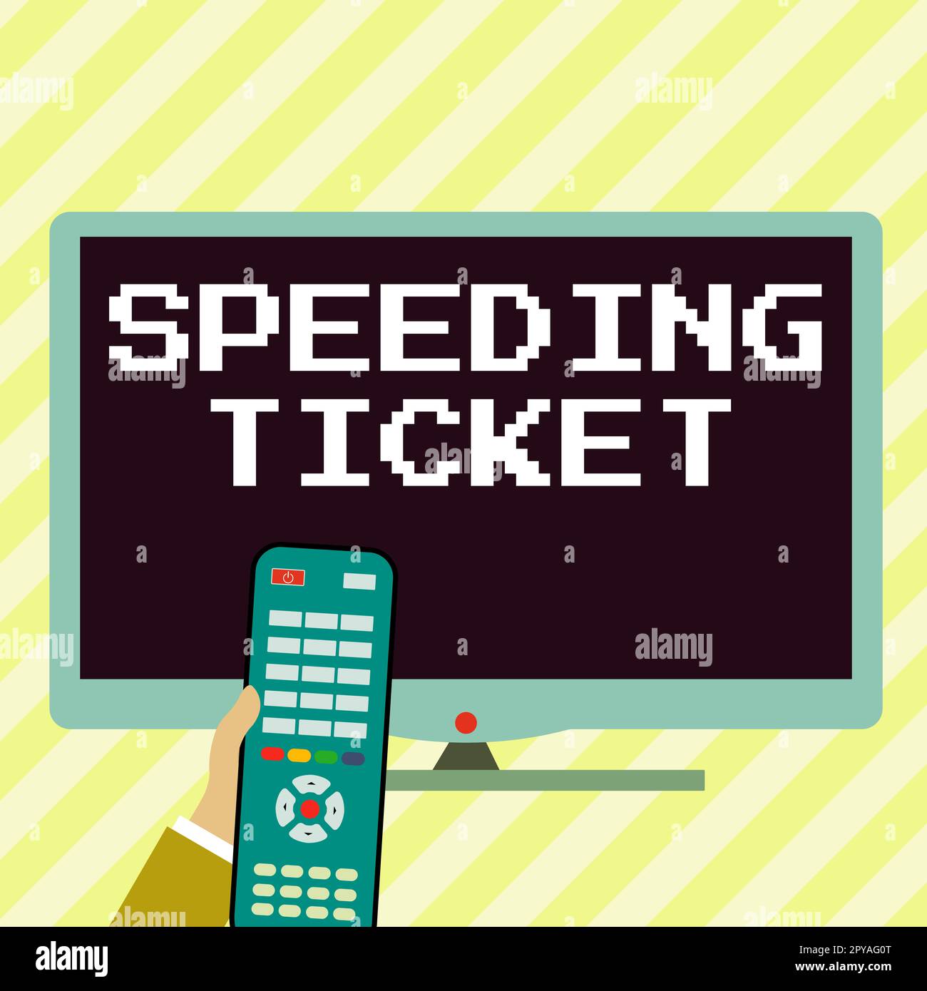 Inspiration showing sign Speeding Ticket. Business idea psychological test for the maximum speed of performing a task Stock Photo