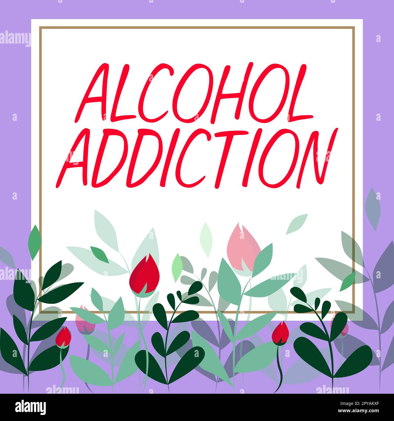 Conceptual caption Alcohol Addiction. Concept meaning characterized by