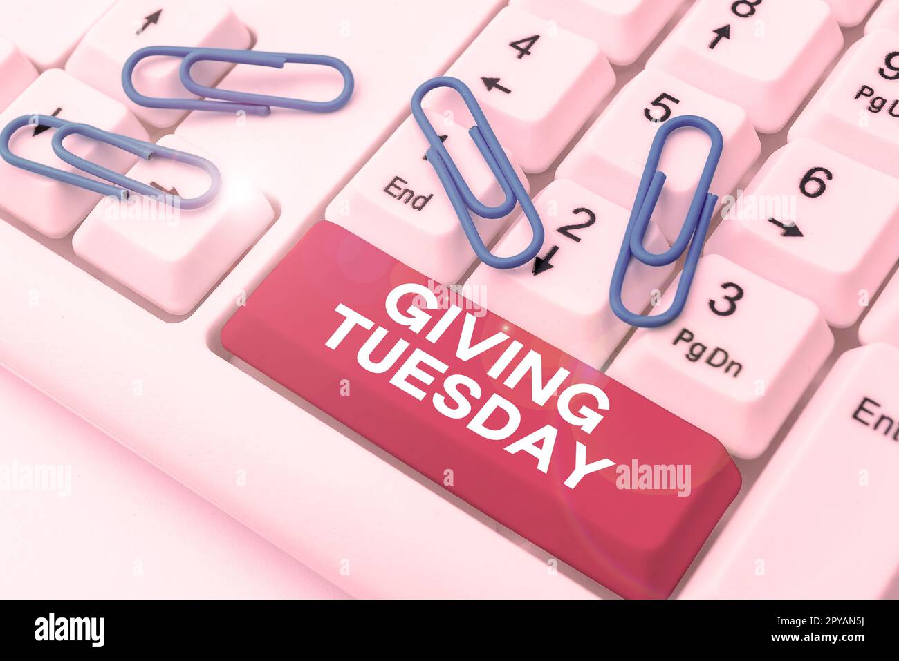 Text showing inspiration Giving Tuesday. Business overview international day of charitable giving Hashtag activism Stock Photo