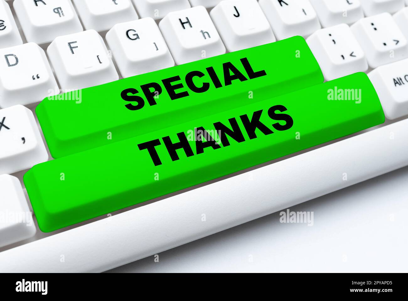 Inspiration showing sign Special Thanks. Business concept expression of appreciation or gratitude or an acknowledgment Stock Photo