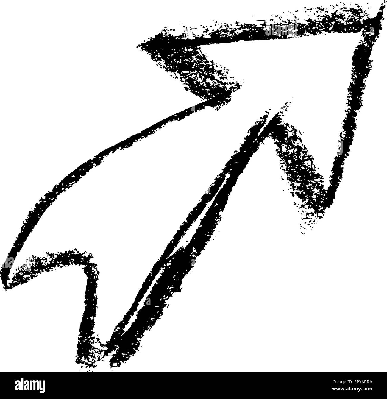 chalk-texture-up-arrow-sign-stock-vector-image-art-alamy