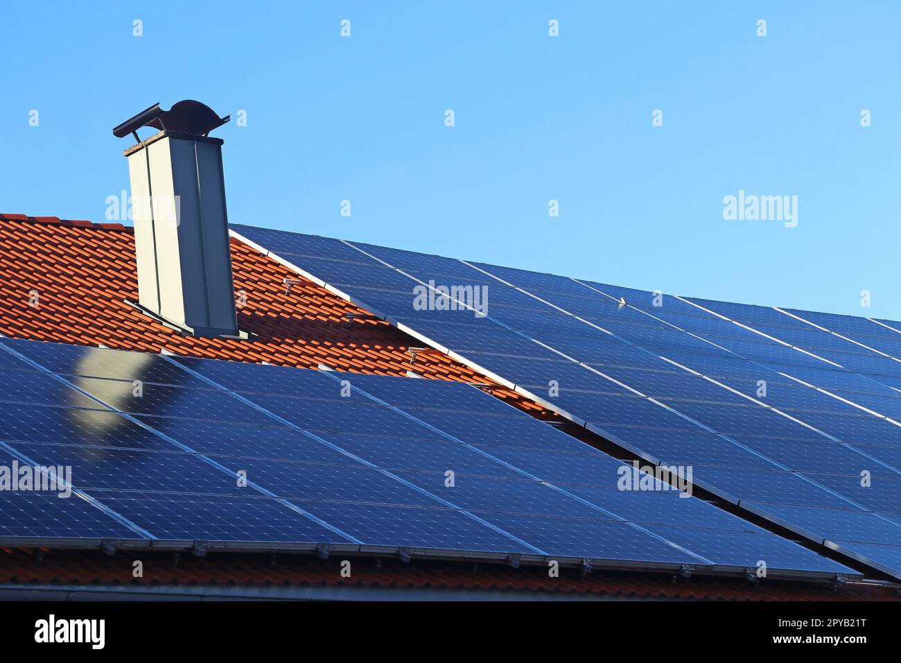 Electricity generation photovoltaic system hi-res stock photography and