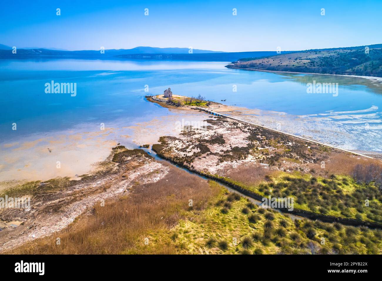 Aerial panoramic view small mountain hi res stock photography and