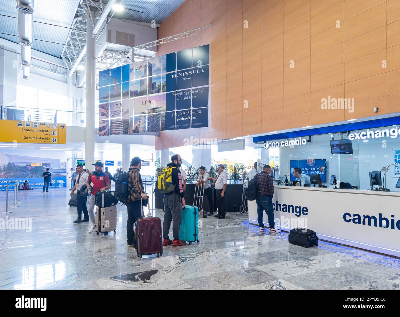 Mexico, APR 29 2023 Interior view of the Miguel Hidalgo y Costilla