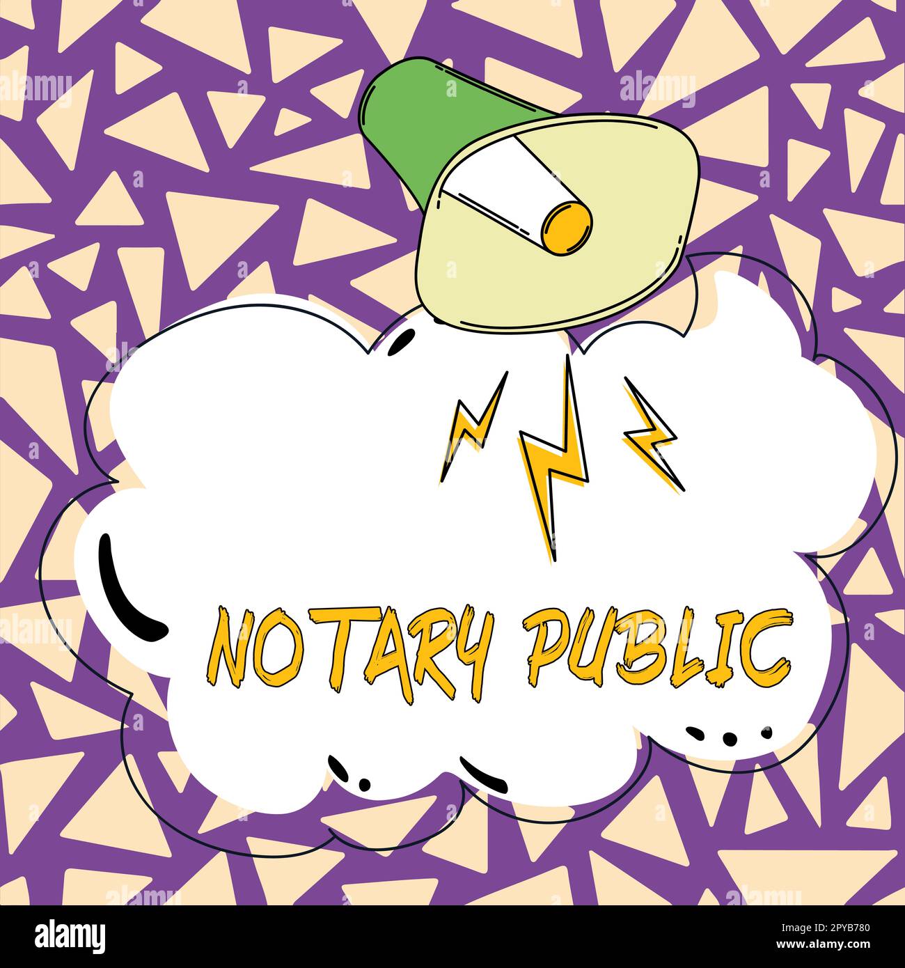 Writing displaying text Notary Public. Concept meaning Legality