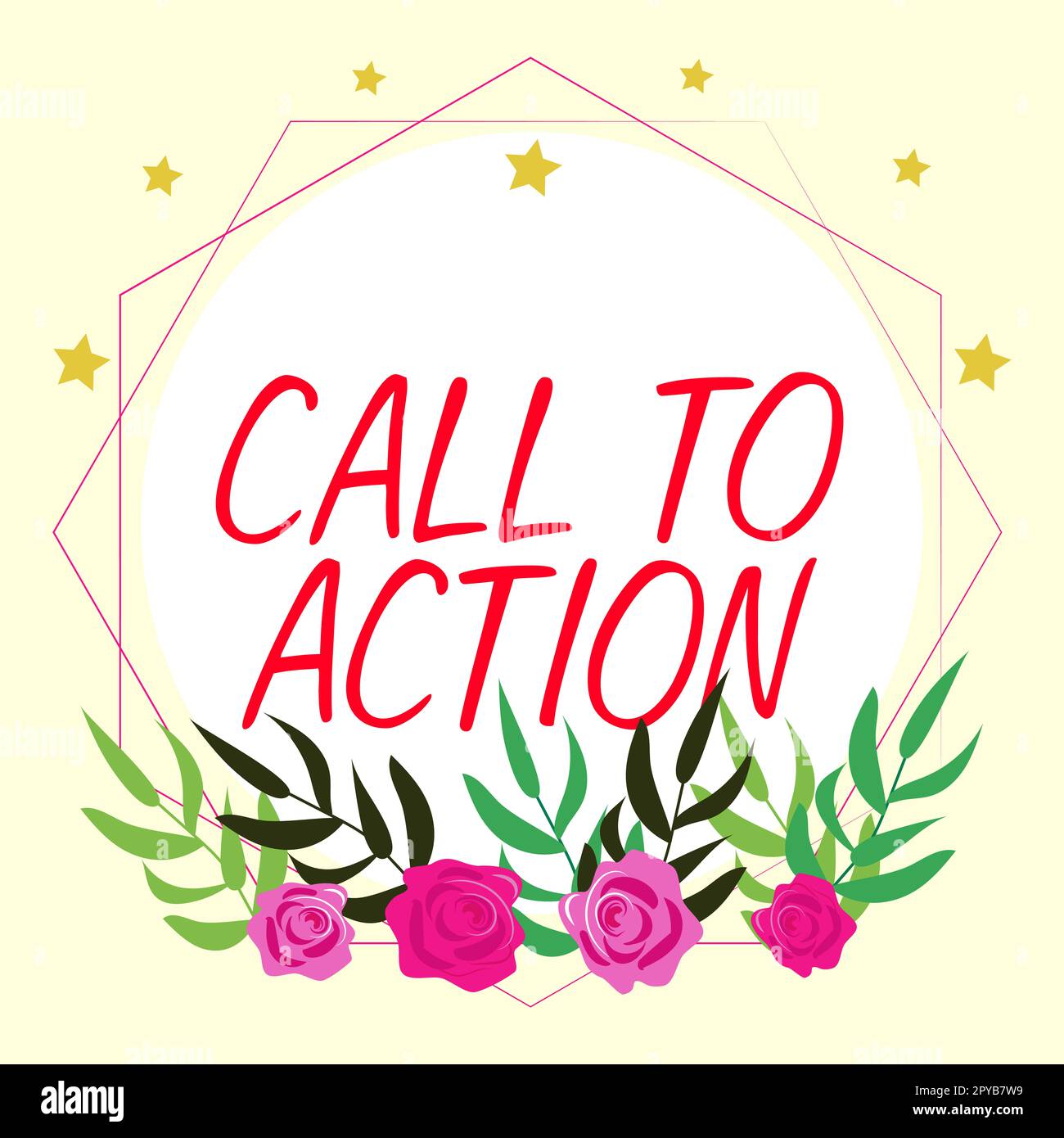 Text caption presenting Call To Action. Concept meaning Encourage ...