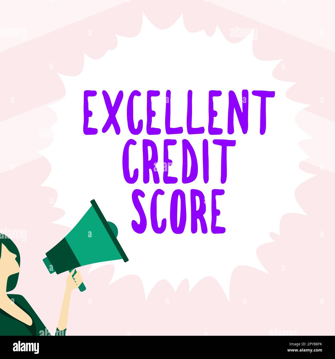 Text showing inspiration Excellent Credit Score. Conceptual photo ...