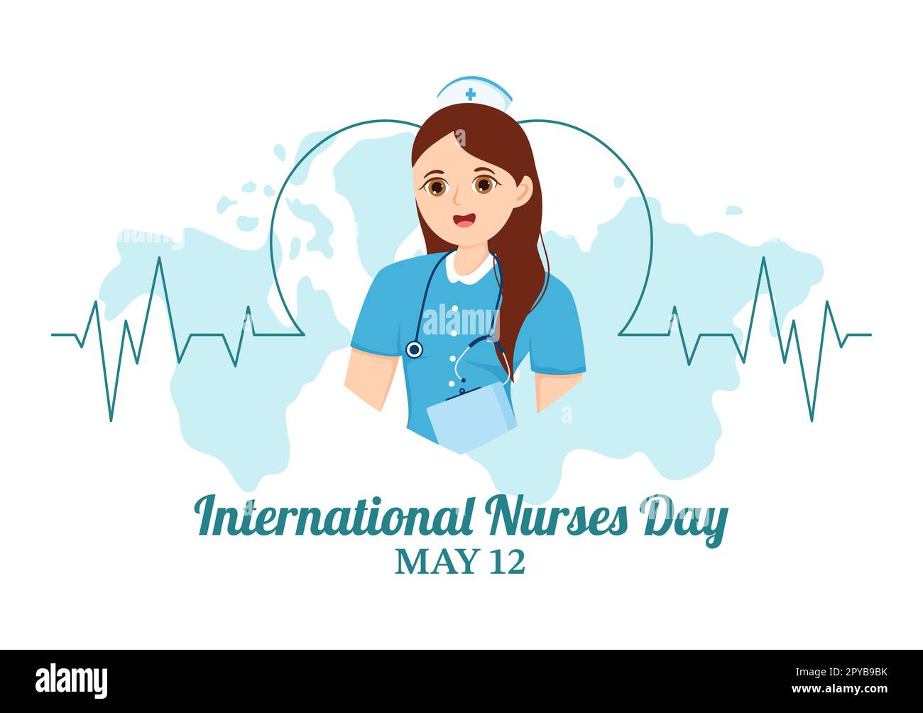 International Nurses Day on May 12 Illustration for Contributions that ...