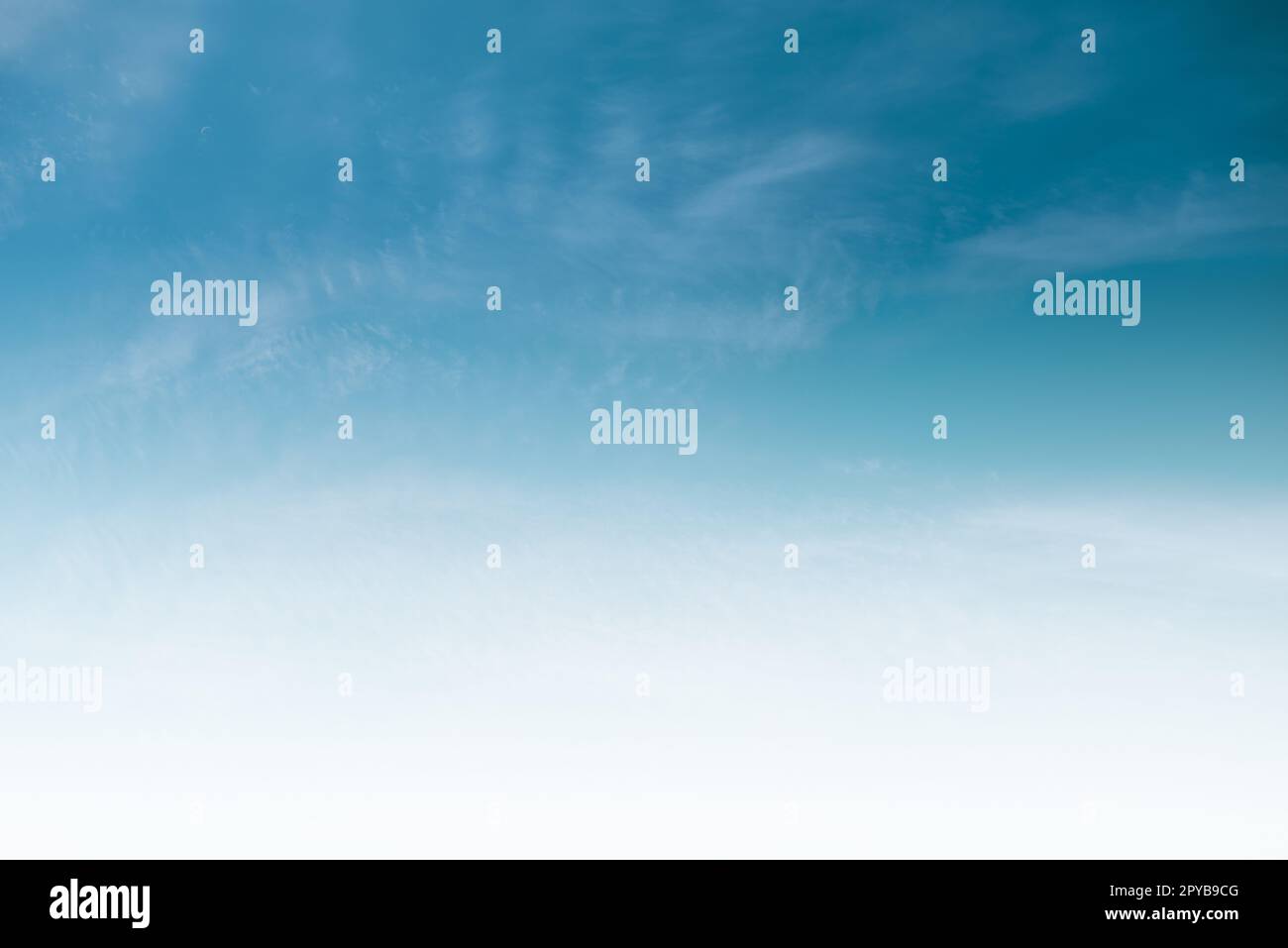 Clear blue sky and white clouds summer background Stock Photo - Alamy