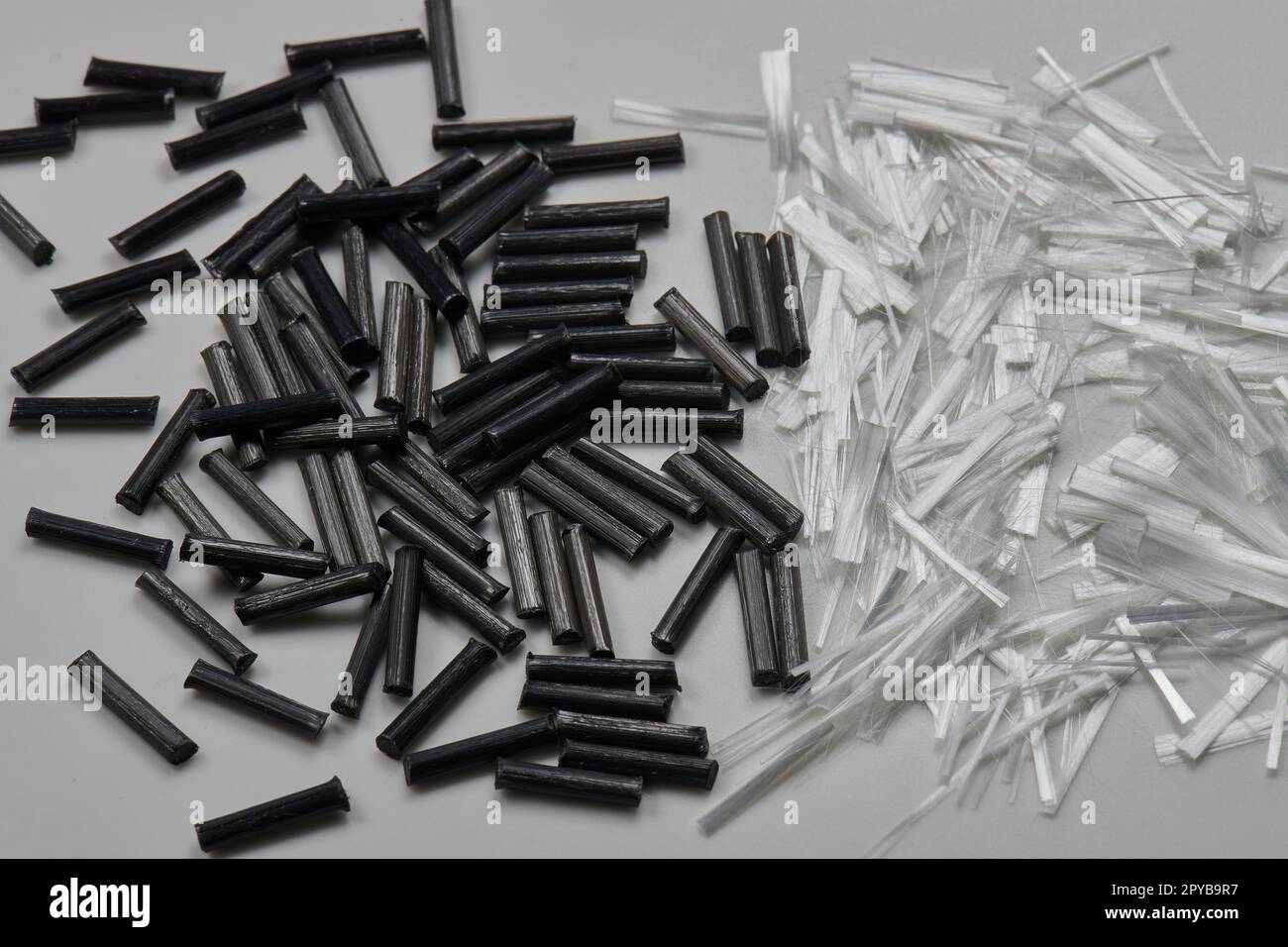 long glassfiber plastic polymer resins with pure glassfibre Stock