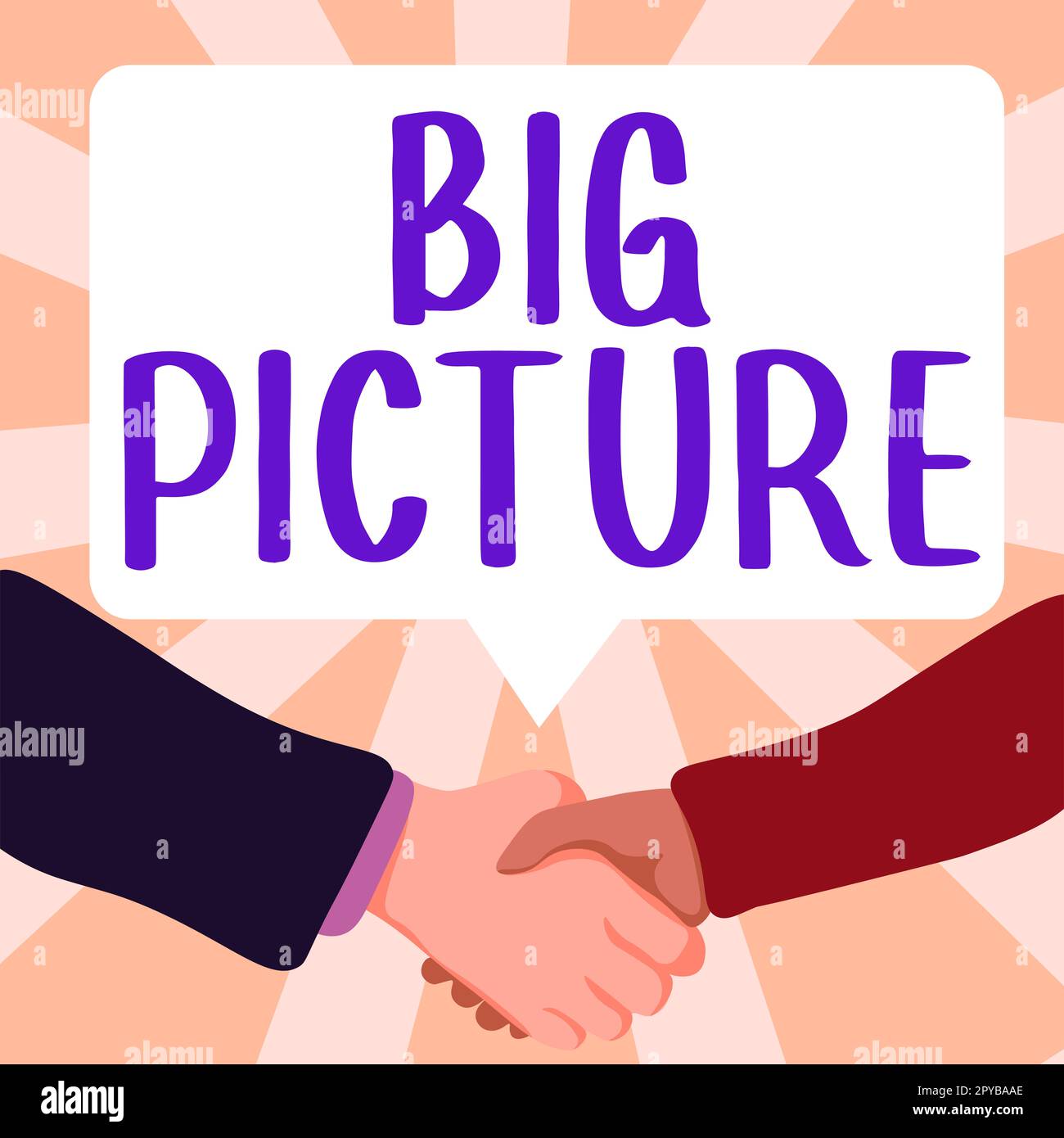 Conceptual display Big Picture. Business showcase most important facts ...
