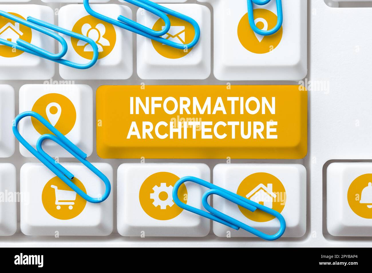 Text showing inspiration Information Architecture. Concept meaning structural design shared information environments Stock Photo