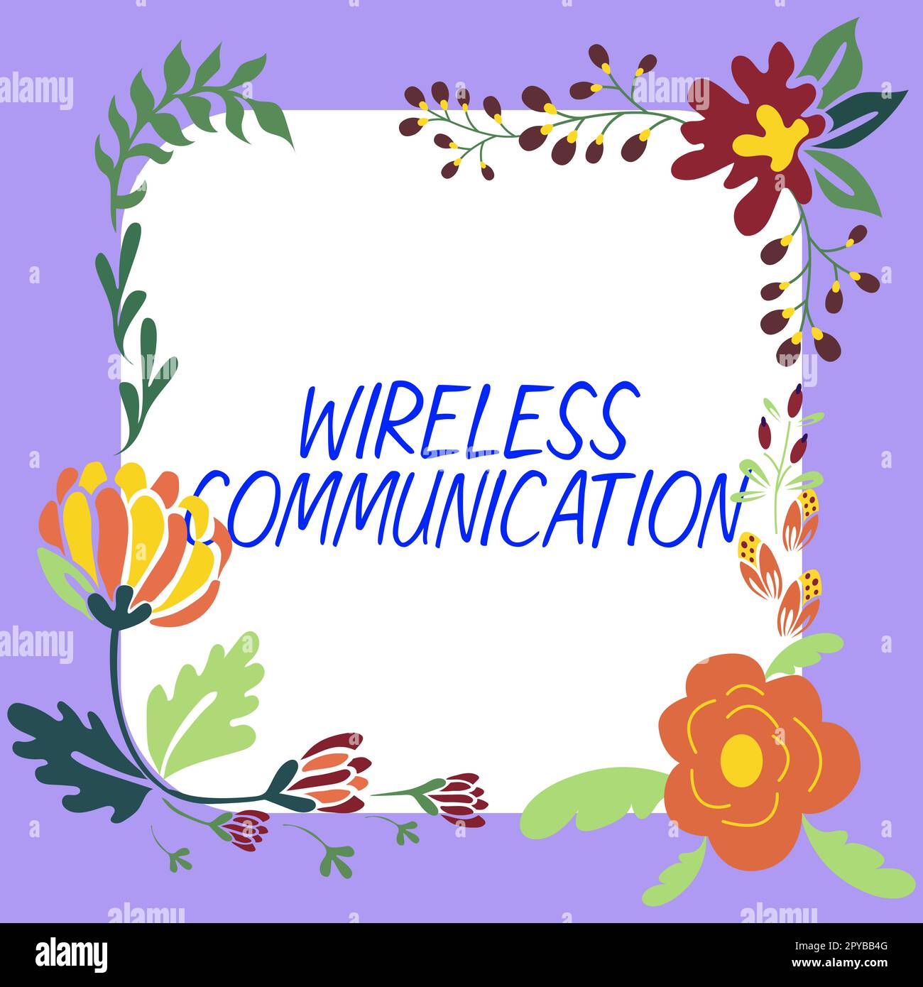 Sign displaying Wireless Communication. Conceptual photo methods of