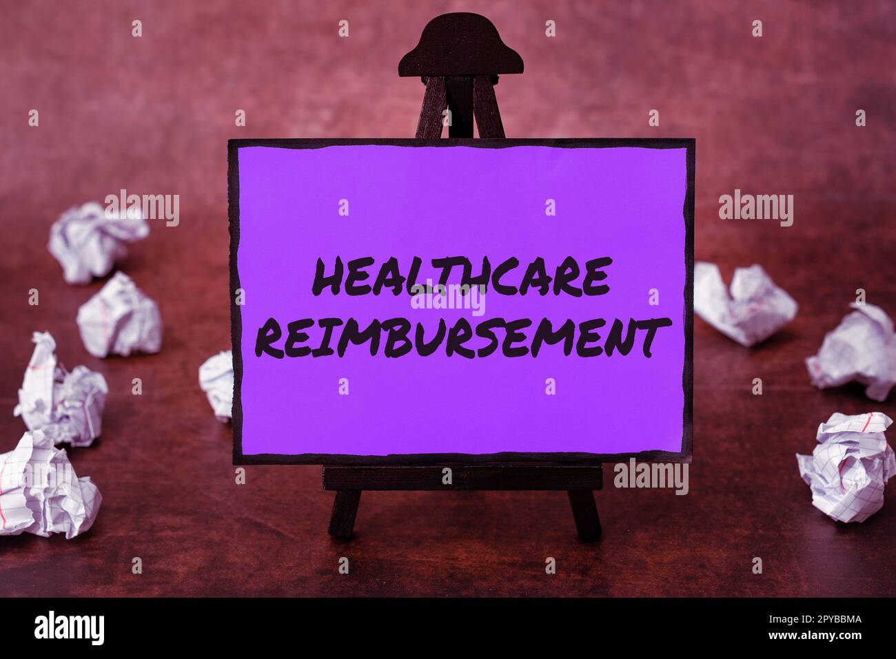 Sign displaying Healthcare Reimbursement. Conceptual photo paid by insurers through a payment program Stock Photo
