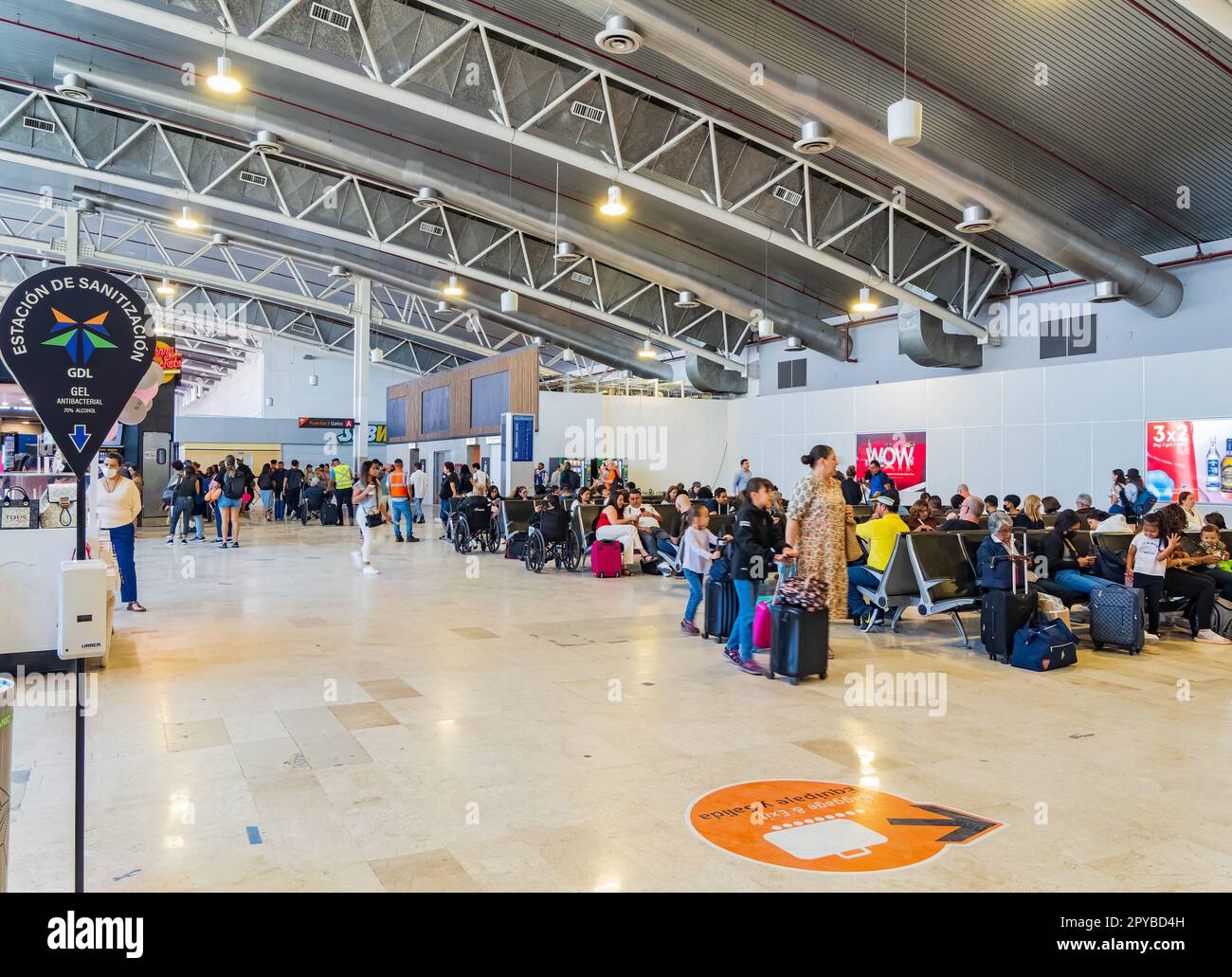 Mexico, APR 29 2023 Interior view of the Miguel Hidalgo y Costilla