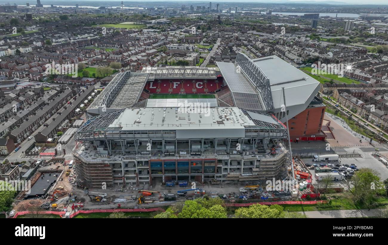 Anfield road end hi-res stock photography and images - Alamy
