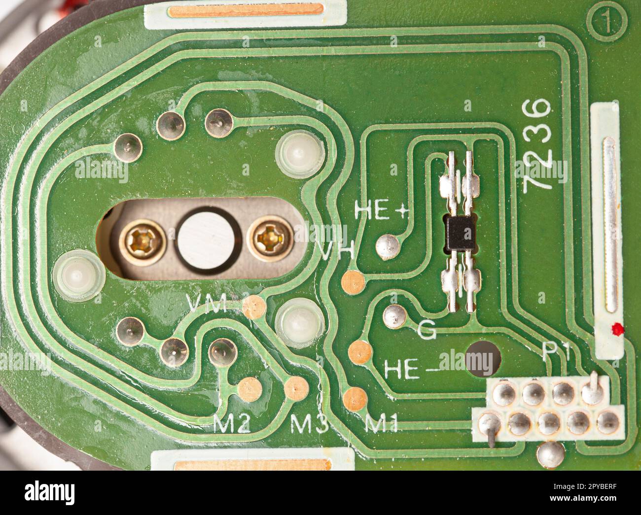 Motherboard of an old cassette tape recorder Stock Photo Alamy