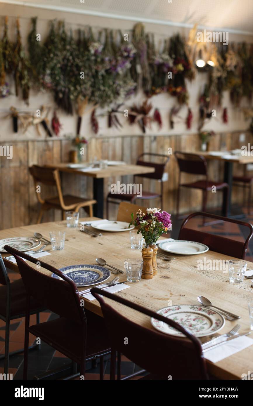 The Riverford Field Kitchen on the 27th October 2022 at Wash Farm, Buckfastleigh, Devon, England