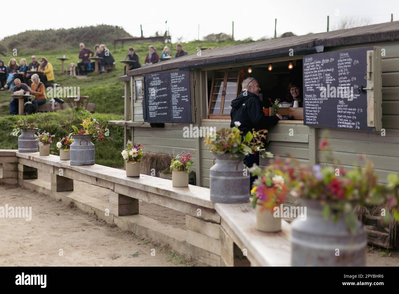 The Hidden Hut on the 30th October 2022 at Porthcurnick Beach, Cornwall, England. Credit: SMP News Stock Photo