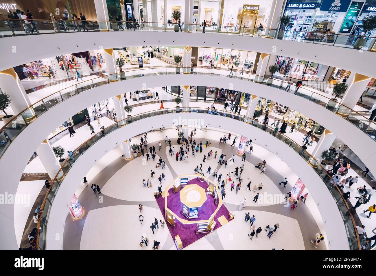 18 January 2023, Dubai, UAE interior of the largest and famous Dubai