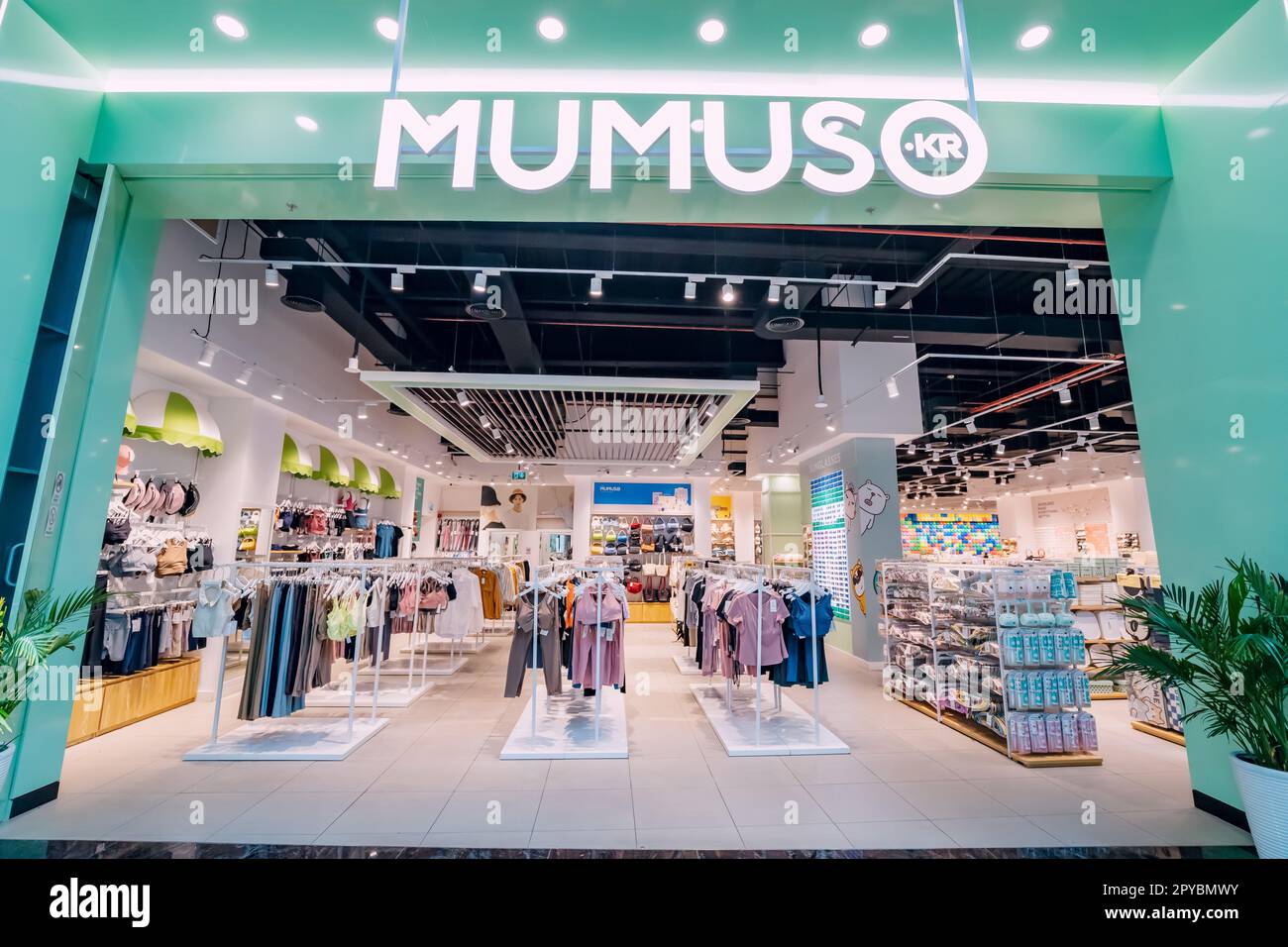 19 January 2023, Dubai, UAE Mumuso korean casual mass market store