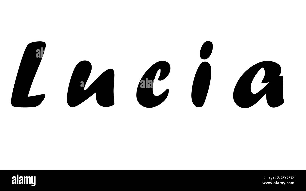 LUCIA様確認ページ Lucia name Black and White Stock Photos & Images - Alamy