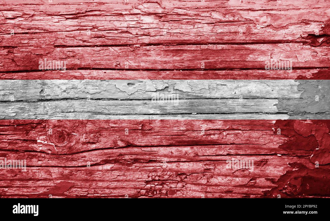 Wooden texture with painted flag Stock Photo - Alamy
