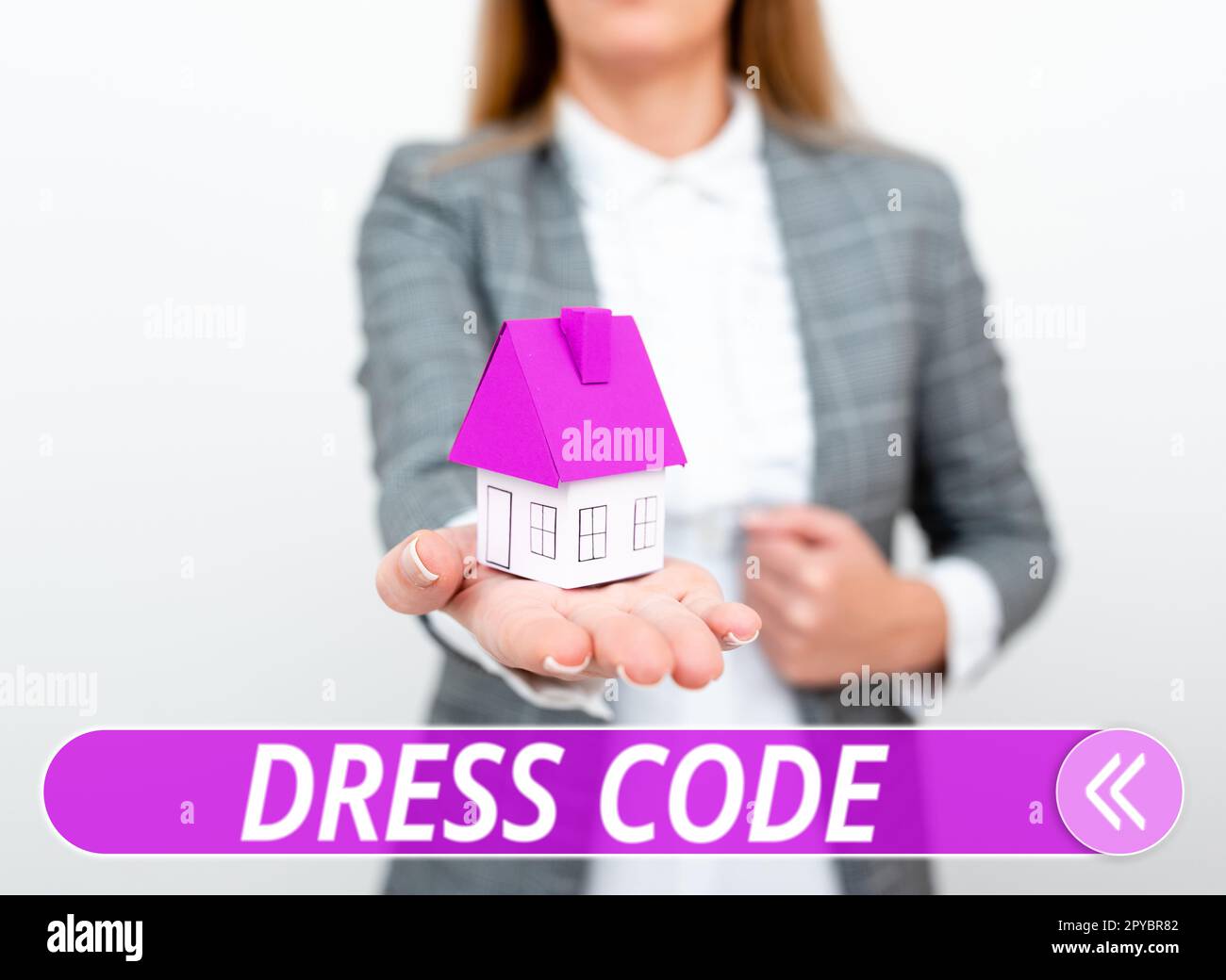 Text caption presenting Dress Code. Word Written on an accepted way of ...