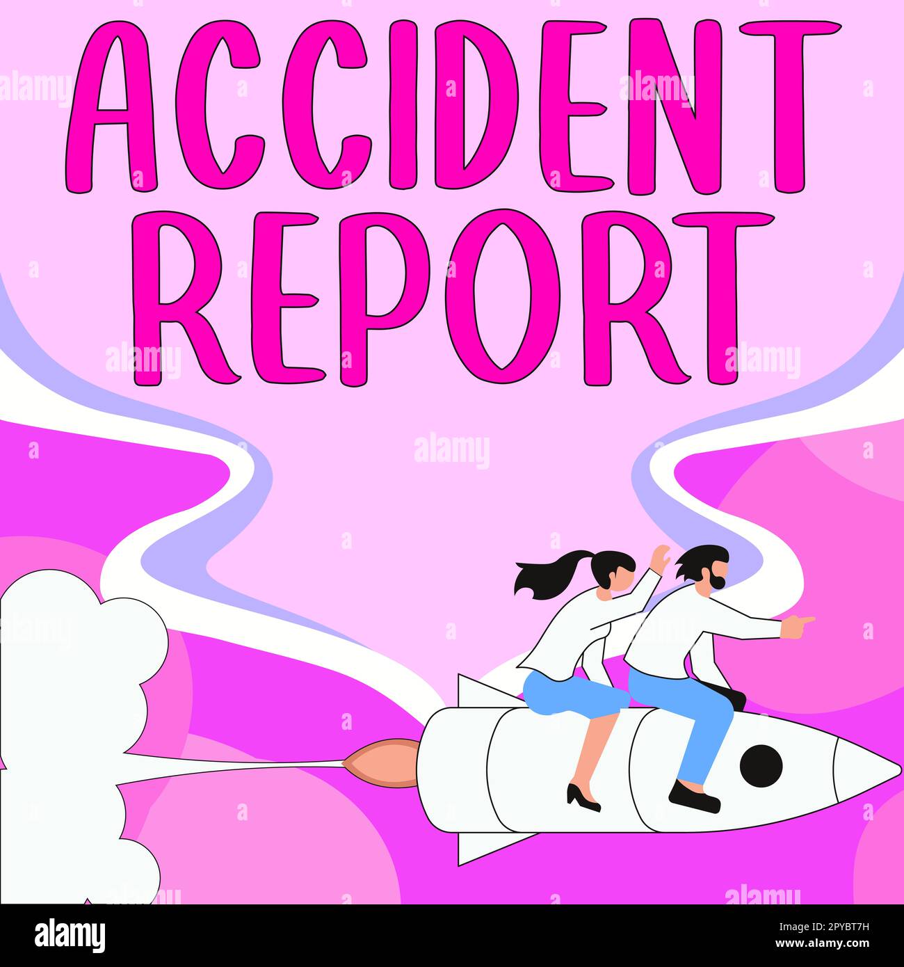 Text showing inspiration Accident Report. Business approach A form that is filled out record details of an unusual event Stock Photo