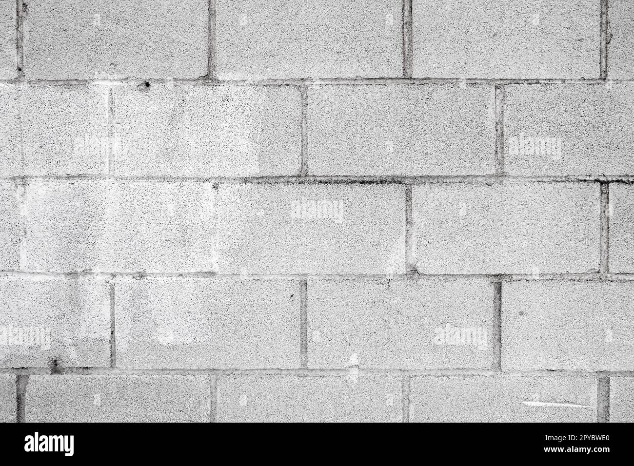Cinder block wall background texture Stock Photo