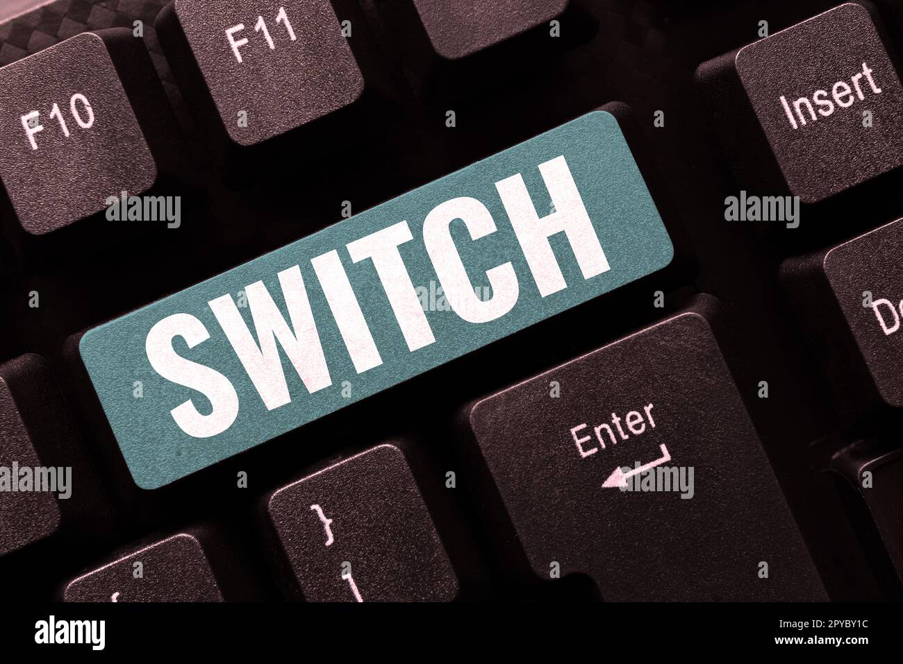 Conceptual caption Switch. Business idea device for making and breaking