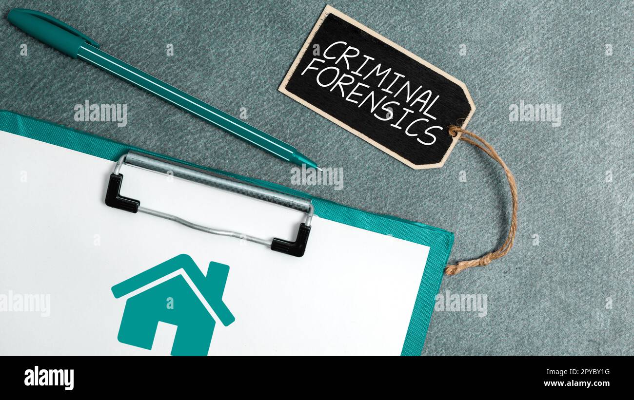 Inspiration showing sign Criminal Forensics. Business approach Federal ...