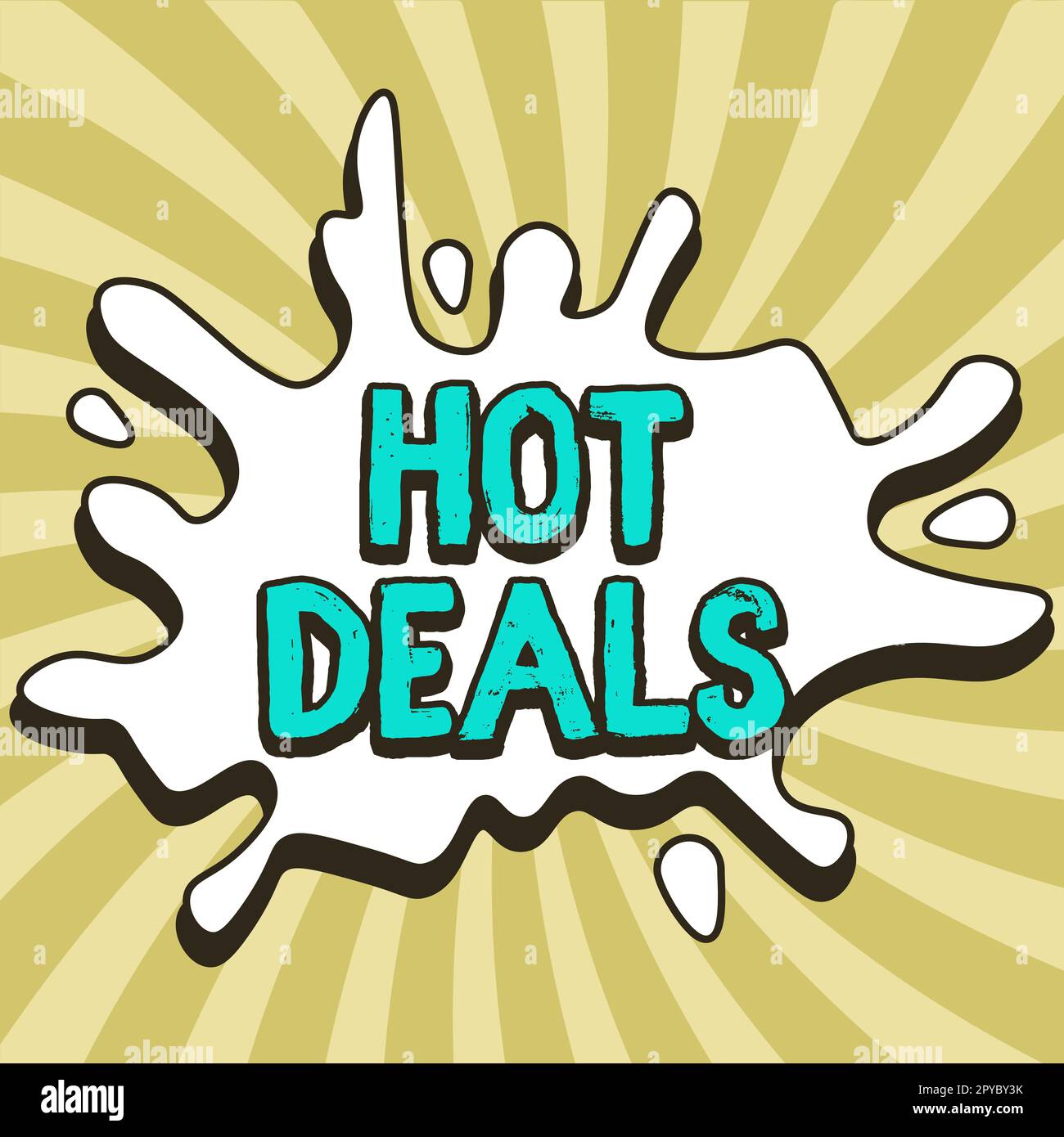 Conceptual display Hot Deals. Word for An agreement through which one of the paties is offered and accept Stock Photo