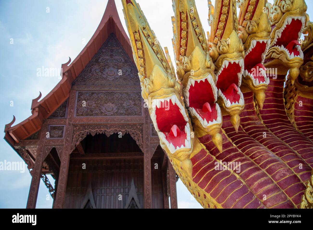 THAILAND PRACHUAP KHIRI KHAN WAT AO NOI Stock Photo